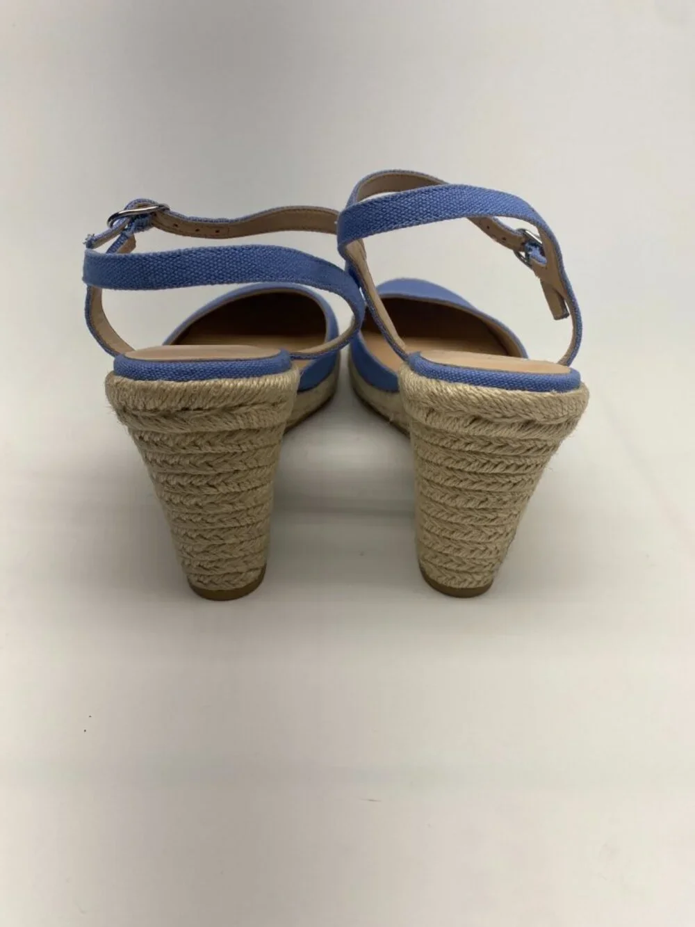 Staurat Weitzman Womens Mykonos Close Toe Espadrille Wedge Sandal Sz 9.5